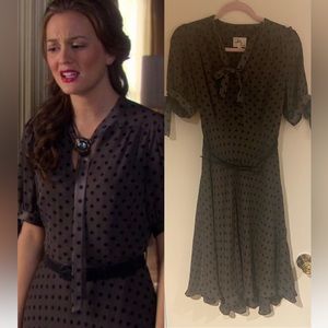 Blair Waldorf Milly Polka dot dress 4